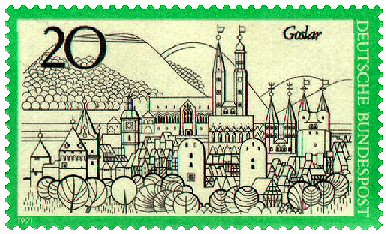 Goslar Briefmarke 1971